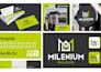 design business logo and branding kit package with brand identity